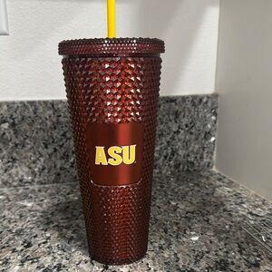 ASU Textured Tumbler with Straw